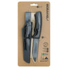 Morakniv Black Bushcraft Survival Knife & Scabbard in their Packaging