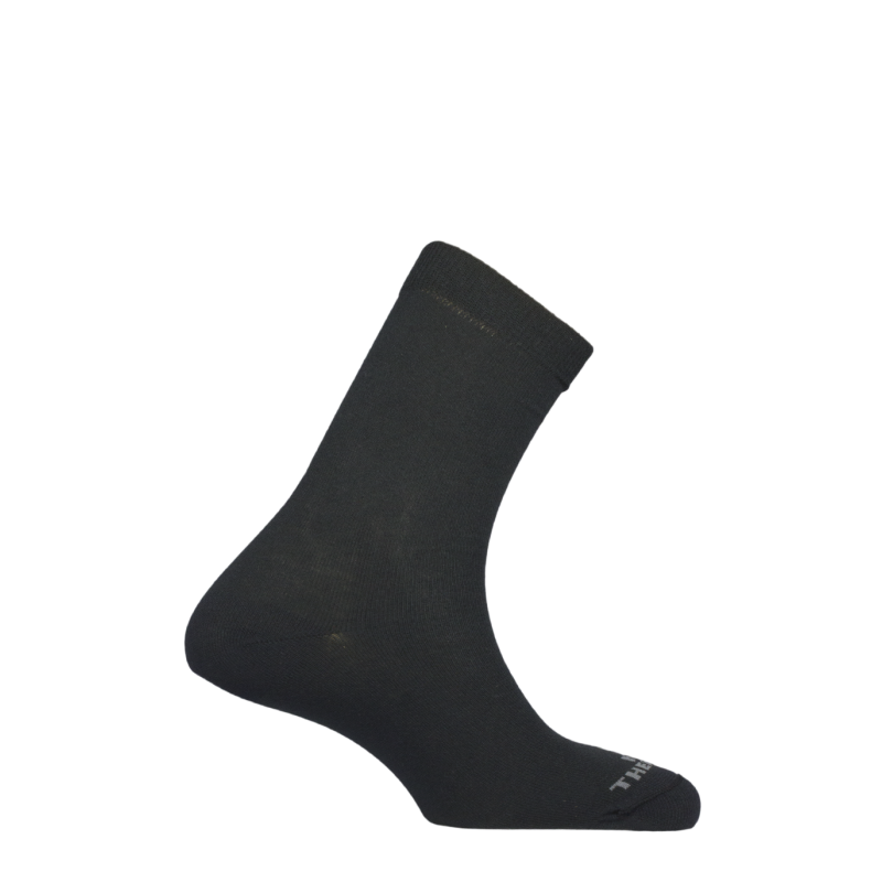 MUND City Winter Mid-Length Dress Socks | Black