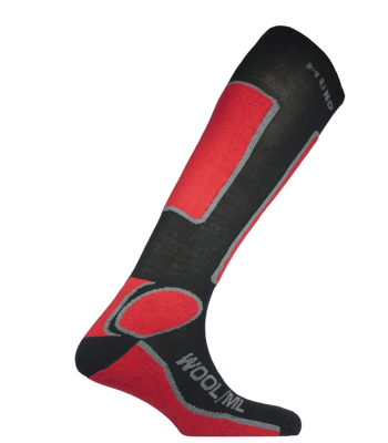 Mund Knee-Length Antibacterial Merino Wool Ski Socks