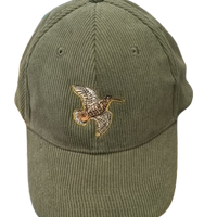 Otto_Hunting_Baseball_Cap_Woodcock_Motif_Green_Corduroy