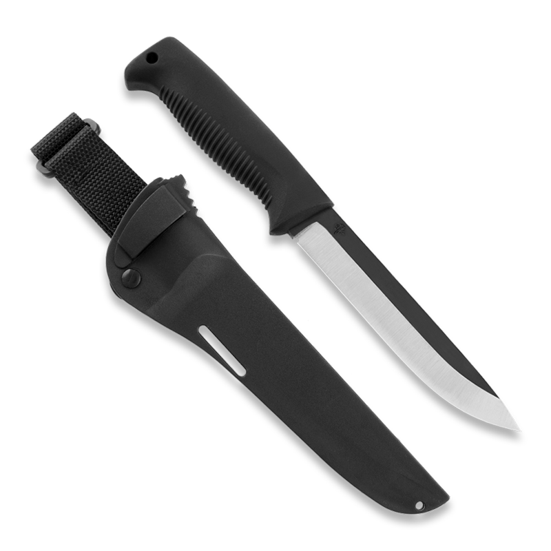 Peltonen M95 Ranger Puukko Hunting Knife Black Handle & Sheath