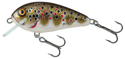 Salmo Butcher Sinking Perch Lure | Holo Brown Trout