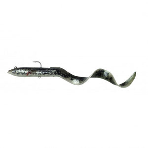Savage Gear 3D Real Eel Pre-Rigged Lure Black Olive Pearl