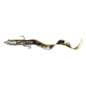 Savage Gear 4D Real Eel Pre-Rigged Lure Olive Pearl