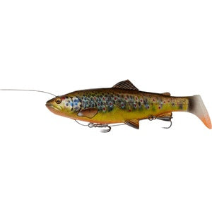 Savage Gear 4D Line Thru Rattle Trout Sinking Lure | Brown Trout