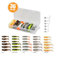 Savage Gear Cannibal Shad Kit 36 Piece Soft Lures 10-12.5cm 36pcs (Large)