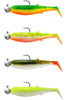 Savage Gear Cannibal Shad RTF Mix 4 Piece Dark water Mix