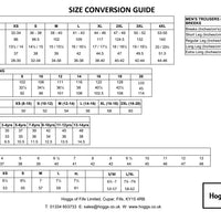 Hoggs of Fife Clothing Size Chart