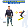 Shakespeare Sigma Nylon Hip Waders+FREE Socks!