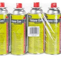 Summit Butane Camping Gas Stove Cartridge - 227g - 4 Pack