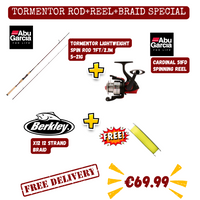 Abu Garcia Tormentor2 Spin Rod+Reel+Line Special