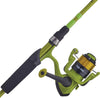 Ugly Stik Hi-Lite Spinning Combo | Close-Up View of Reel, Line & Rod Handle | Green 