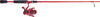 Ugly Stik Hi-Lite Spinning Combo | Full View | Red