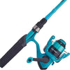 Ugly Stik Hi-Lite Spinning Combo | Close-Up View of Reel, Line & Rod Handle | Blue