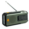 Highlander Solar-Powered Emergency Radio, Torch, Power Bank & SOS - radio feature with antennae/arial.
