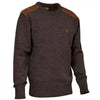 Verney-Carron Brown Round Neck Fox Jumper