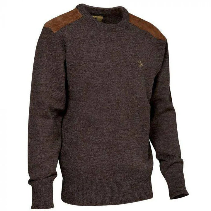 Verney-Carron Brown Round Neck Fox Jumper