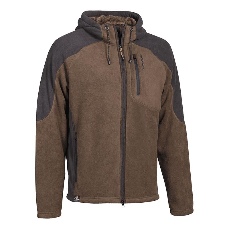 Verney-Carron ProHunt Buffalo Hooded Hunting Fleece Brown/Dark Brown 