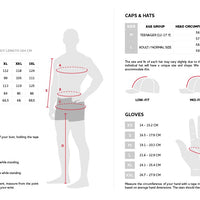 Westin Fishing Clothing Size Chart
