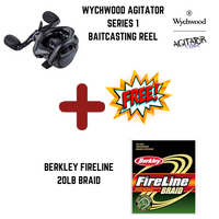 Wychwood Agitator Series 1 Baitcasting Reel + FREE BRAID