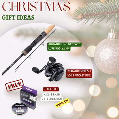 Wychwood Agitator LR-C Baitcast Lure Rod+Reel+Braid SAVE €21