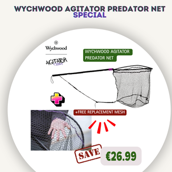 Wychwood Agitator Predator Net HD+FREE Replacement Mesh