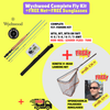 Wychwood Complete Fly Fishing Kit with free net & sunglasses