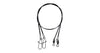 Mikado Steel Leader w. Swivel & Safety Snap | 2 Pack