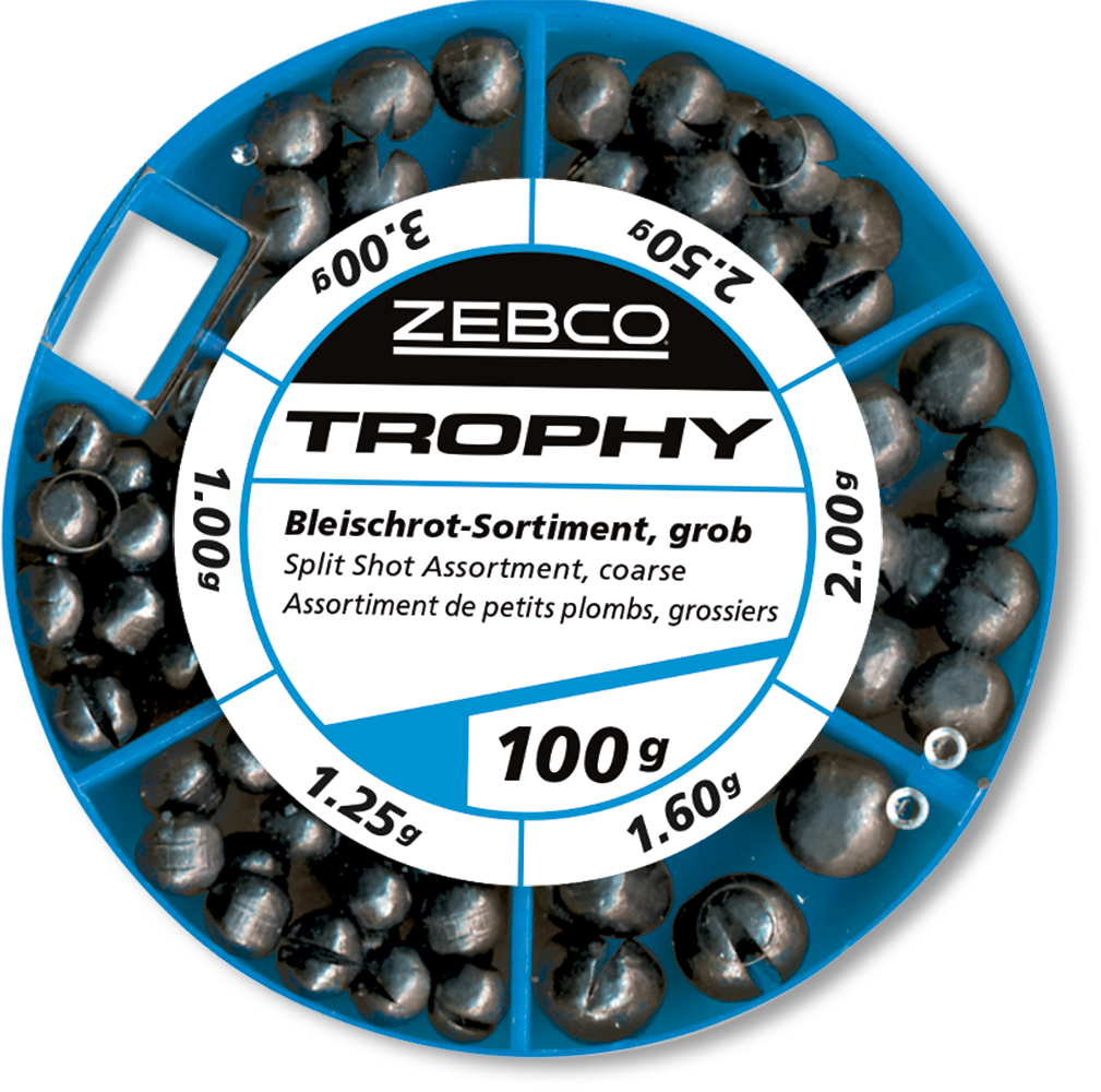 Buy Zebco Trophy Split Shot Assortment | OpenSeason.ie Irish Tackle ...