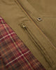 Hoggs of Fife Stewarton Canvas Coat Internal Zipped Pocket & Check Lining