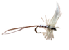 OpenSeason.ie Single Mayfly Trout Flies | White/Gray Tip