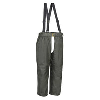 Percussion Predator Chaps with braces front view