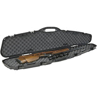 Plano Shaped Scoped Rifle Hard Carry Case Open View with Scoped Rifle *not included*
