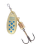 Mapso Orion Spinning Lure - Gold/Blue Dots - OpenSeason.ie - Online Tackle & Bait Shop, Ireland