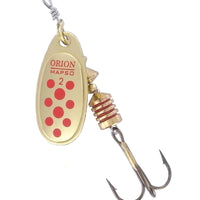 Mapso Orion Spinning Lure - Gold/Red Dots - OpenSeason.ie - Online Tackle & Bait Shop, Ireland