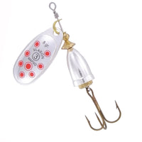 Mapso Vlason Vibrating Trout/Pike Lure - Silver Red Dots - OpenSeason.ie Irish Online Fishing Tackle Shop
