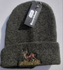 Beechfield Beanie Cap with Standing Stag Motif