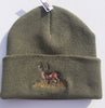 Beechfield Beanie Cap with Standing Stag Motif