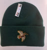 Beechfield Hunting Beanie Cap with Embroidered Woodcock Motif - Forest Green