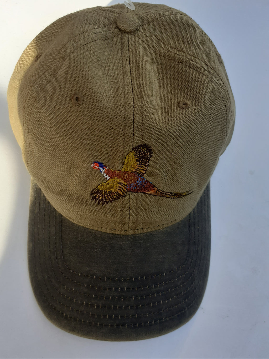 Otto Shooting Baseball Cap with Embroidered Pheasant Motif 