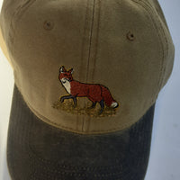 Otto Shooting Baseball Cap with Embroidered Fox Motif