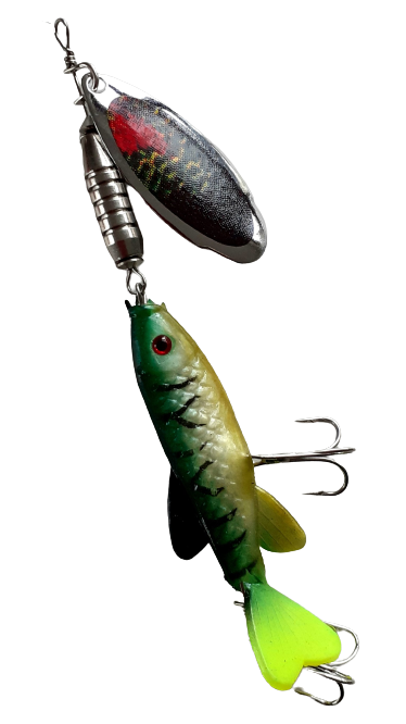 Allcock Flo Fish Minnow Combined Lure & Spoon - 13g
