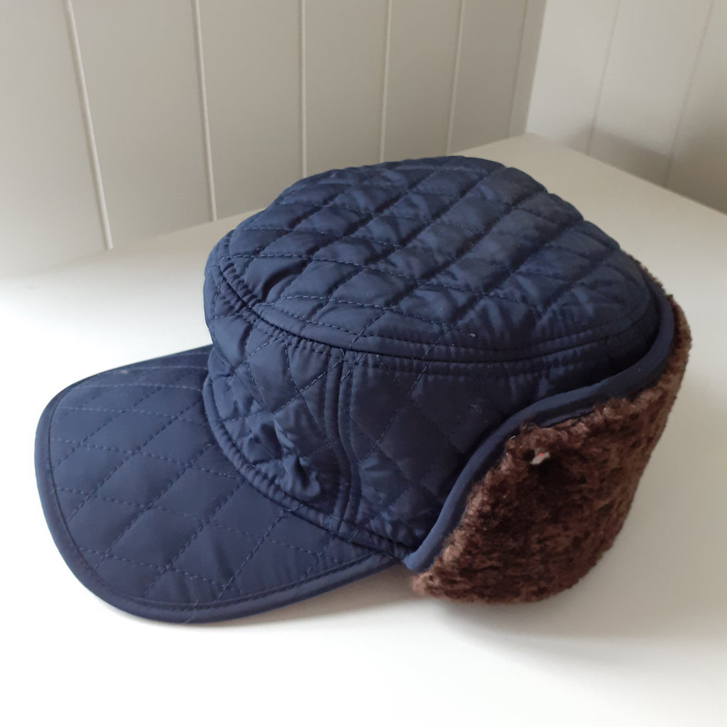 Hawkins Quilted Sherpa Wool-Lined Trapper Hat - Unisex