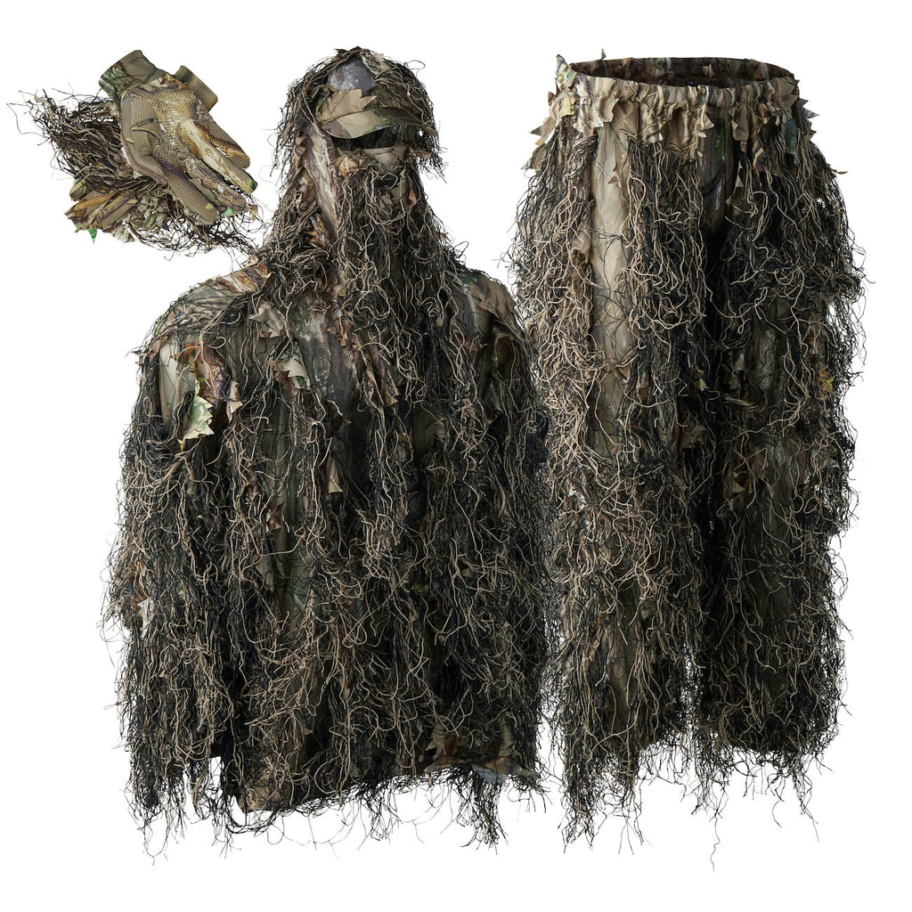 Deerhunter Sneaky Ghillie Pullover Set With Gloves - Full Suit