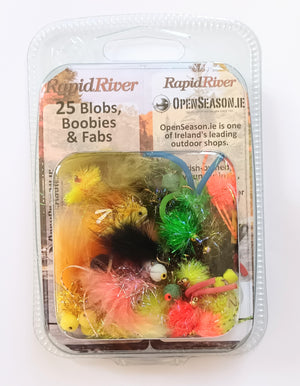OpenSeason.ie Rapid River Boobies, Blobs & Fabs 25 Pack