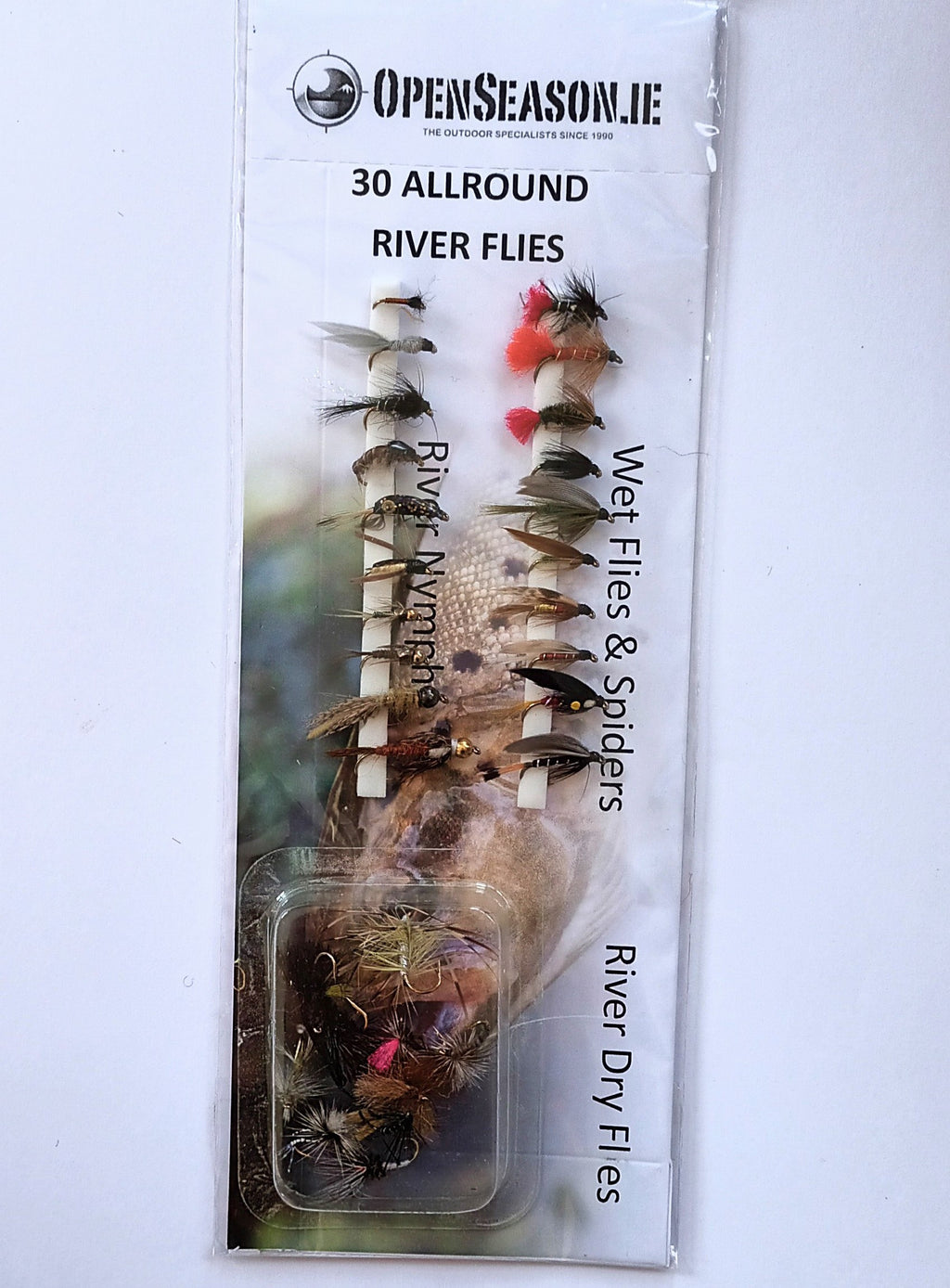 OpenSeason.ie Rapid River Fly Fishing River Flies 30 Pack
