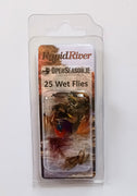 Open Season Rapid River Wet Trout Flies 25 Pack


