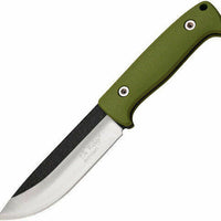 Elk Ridge Fixed Blade Drop Point Hunting Knife - 10.5" - Green Handle - OpenSeason.ie