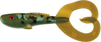 Abu Garcia Beast Twintail Pike Lure - 2 Pack | Eel Pout | Pike Fishing Tackle Ireland at OpenSeason.ie