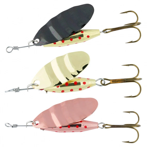 Abu Garcia Classic Reflex Spinner Lure - 3 Pack | Assortment 2 | OpenSeason.ie Irish Fishing Tackle Shop
